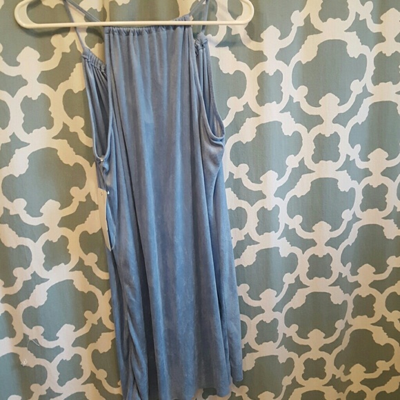 NEW Blue Suede Dress by Love Reign - Picture 4 of 5